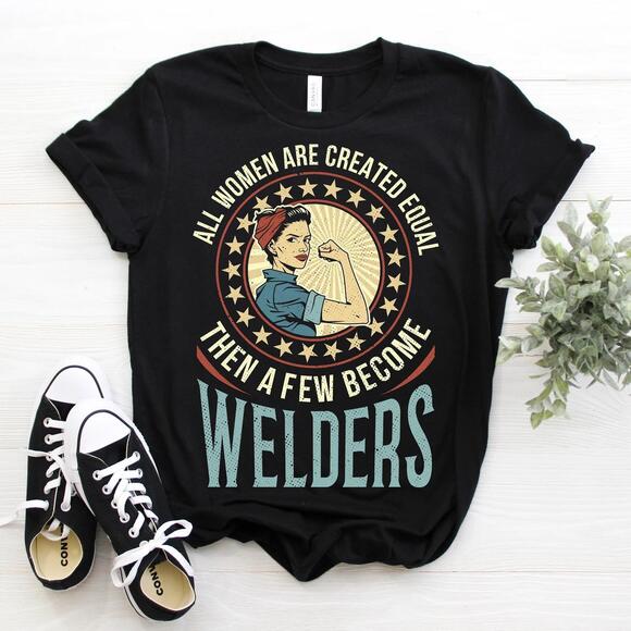 Tops - Women Welder Shirt Funny Welding Mom Tee